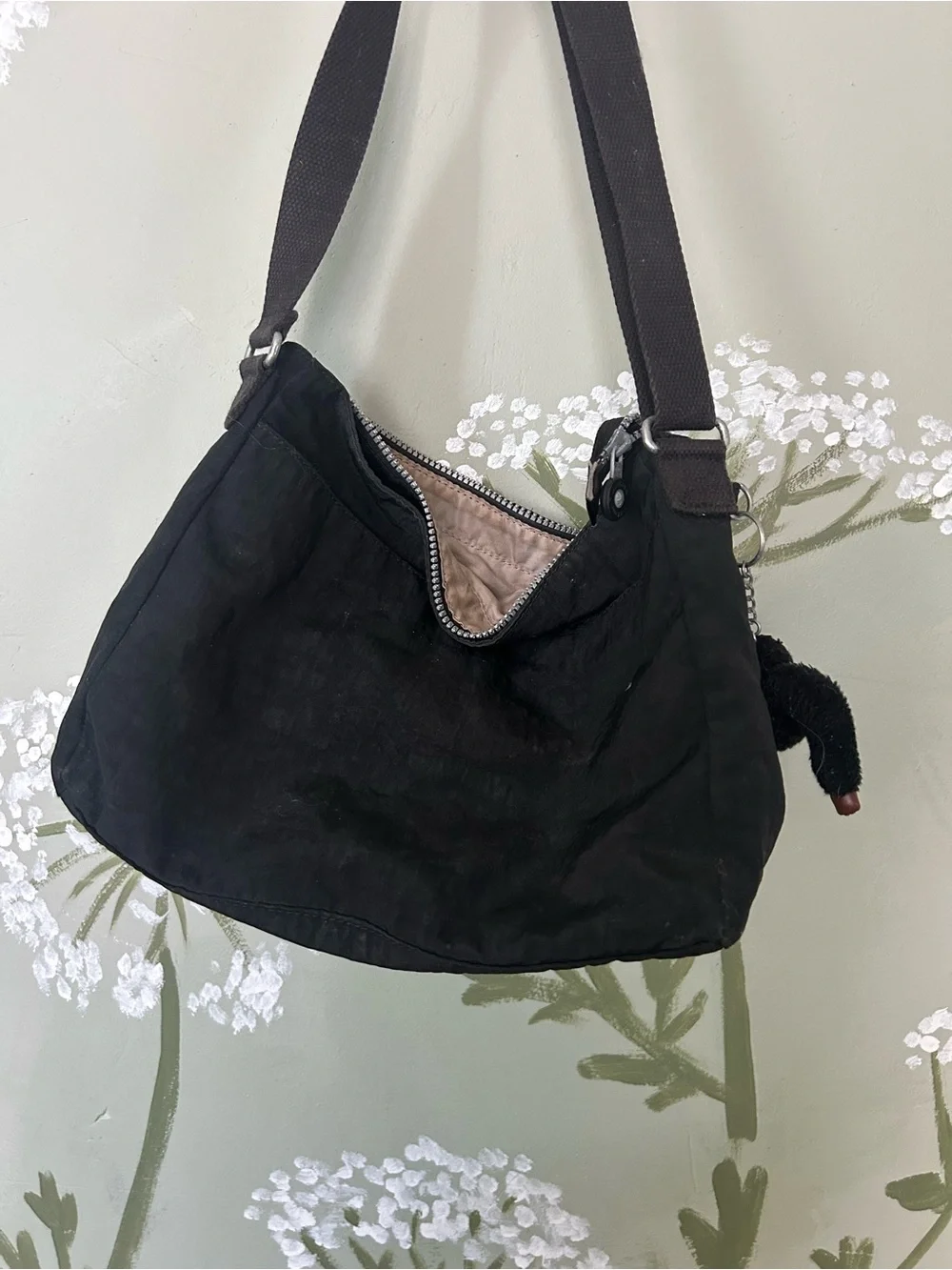 Kipling Black Crossbody Shoulder Bag - Casual Everyday Carry